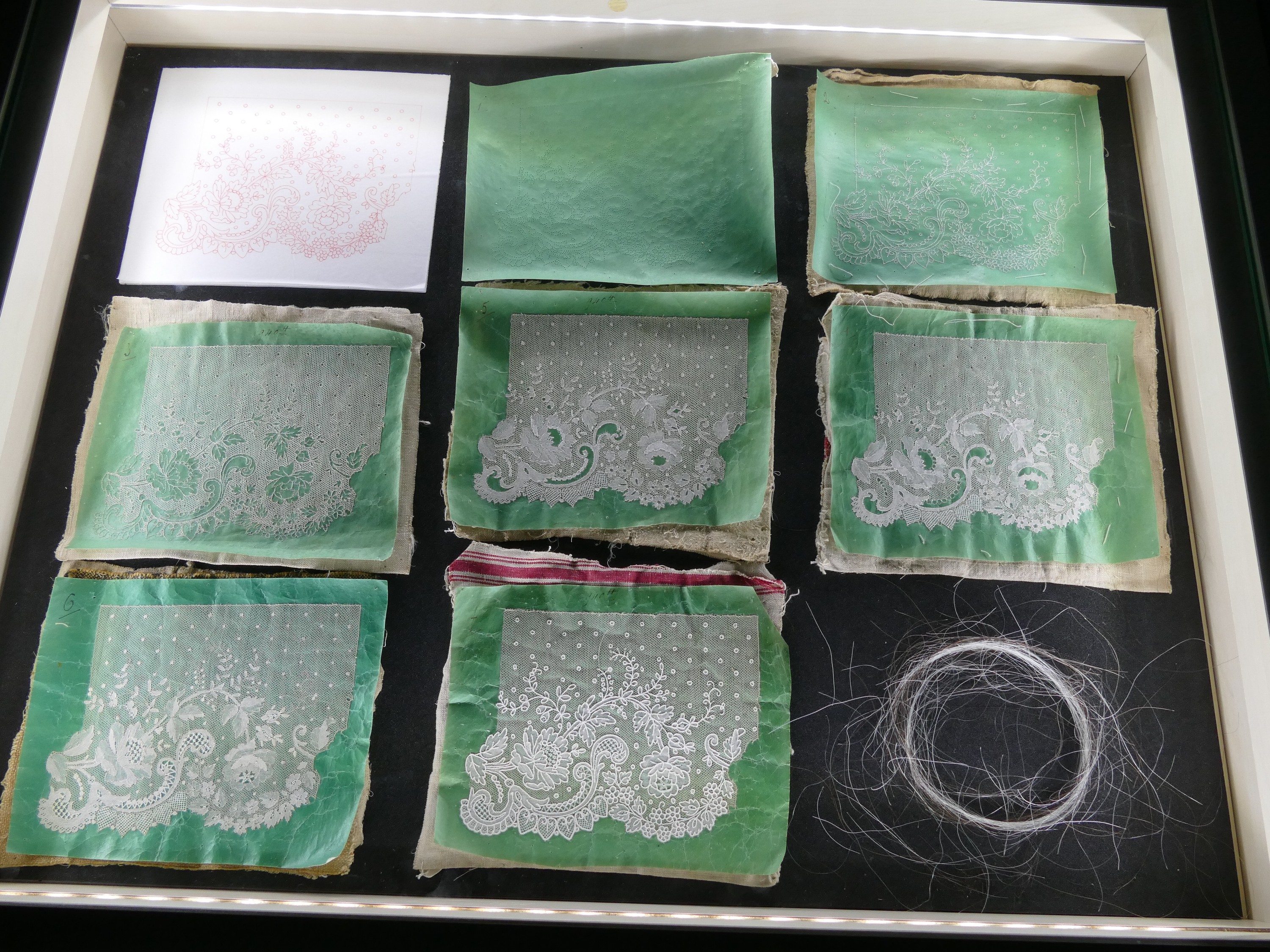 Alençon needle lace-making related cultural heritage image
