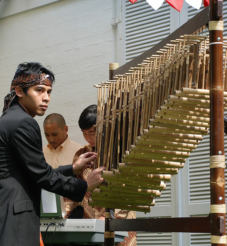 Angklung related cultural heritage image