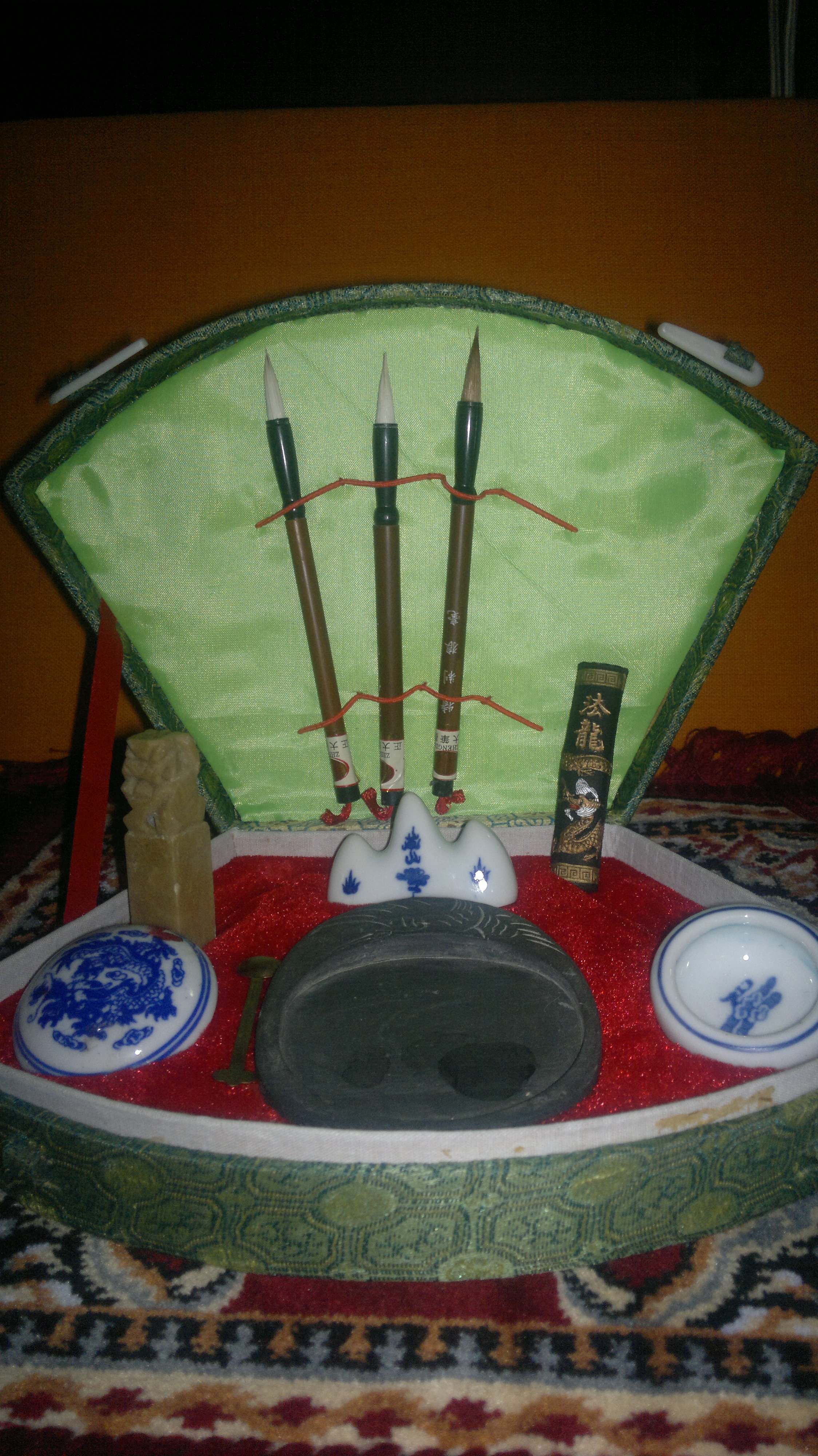 Chinese calligraphy brushes and writing tools