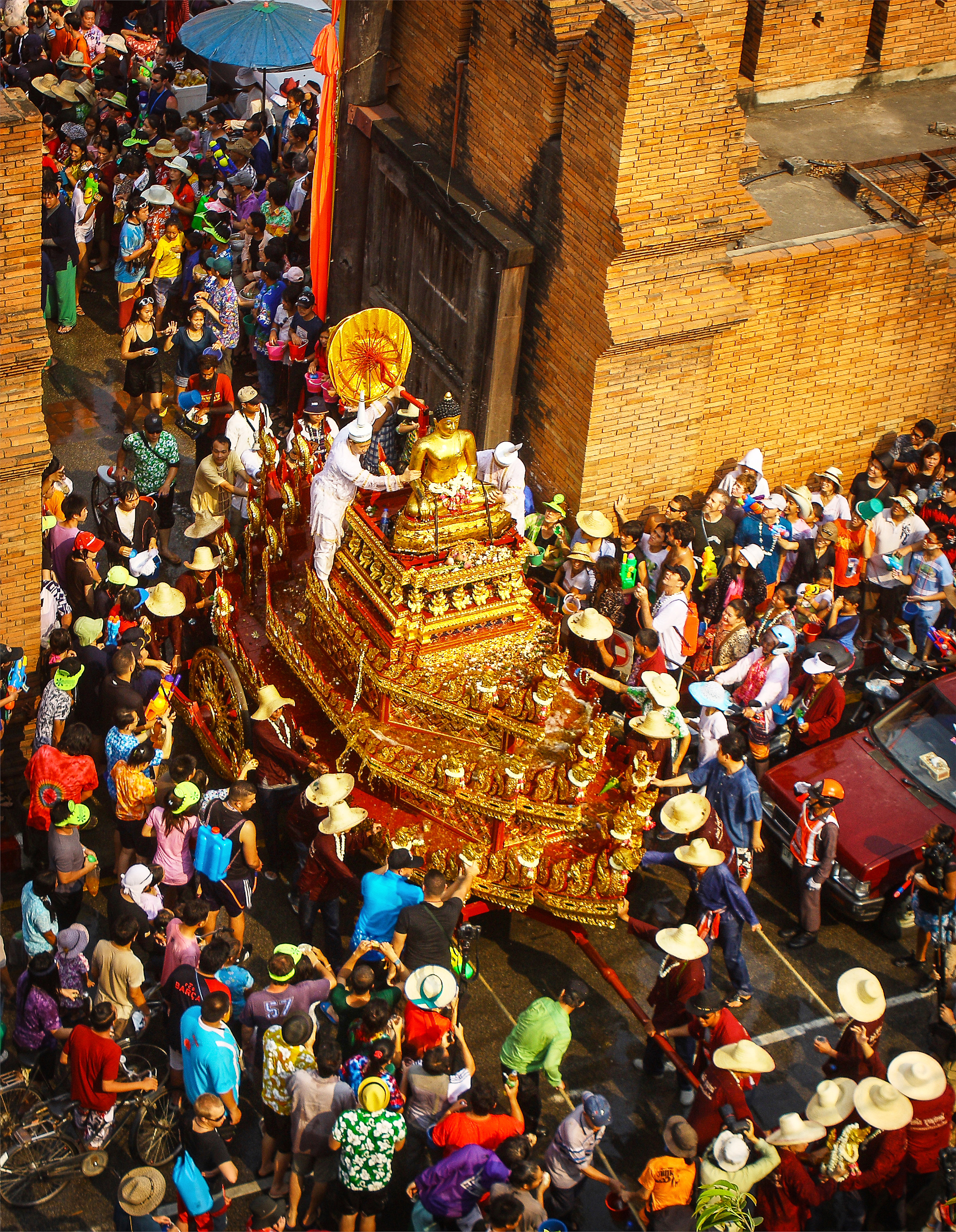 Songkran celebration in Thailand