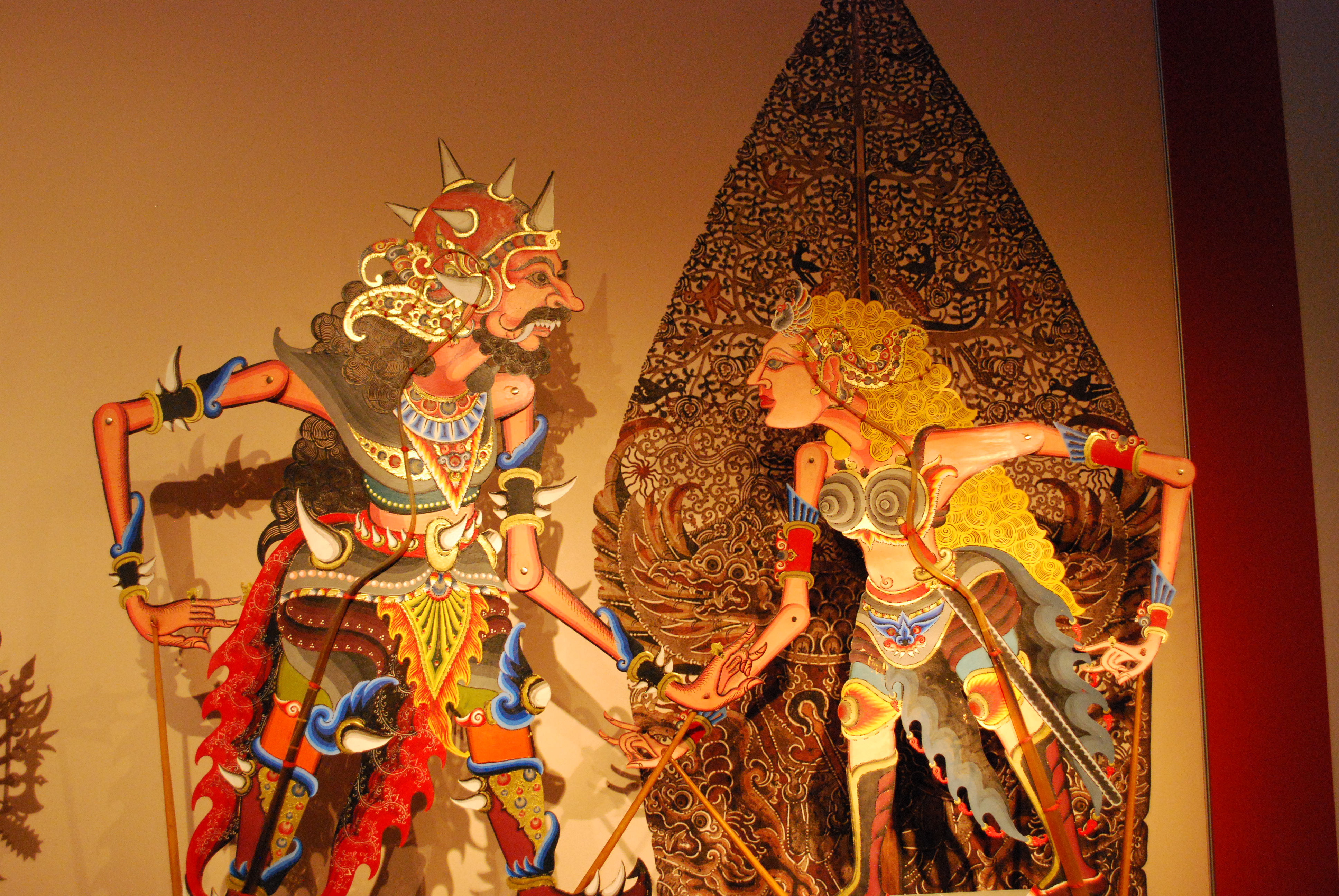 Wayang puppet theatre related cultural heritage image